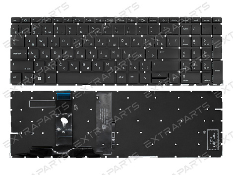 Клавиатура для HP ProBook 650 G8 черная с подсветкой