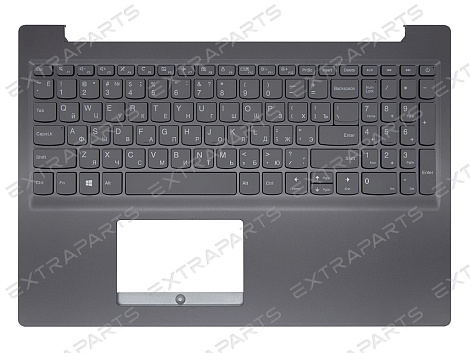 Клавиатура Lenovo IdeaPad S145-15AST черная топ-панель