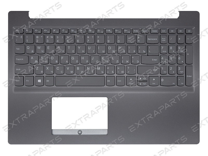 Клавиатура Lenovo IdeaPad S145-15AST черная топ-панель