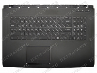 Клавиатура MSI GL72 6QF черная топ-панель с белой подсветкой