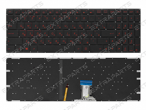 Клавиатура Asus ROG GL702VM черная с подсветкой