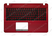 Клавиатура Asus X541UJ красная топ-панель