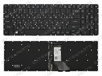 Клавиатура Acer Aspire 7 A715-71G черная с подсветкой