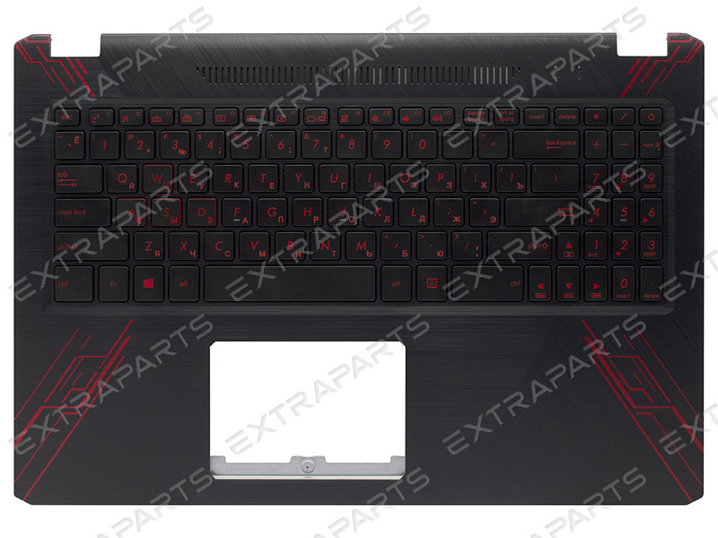 Топ-панель 90NB0IX1-R30200 для Asus черная с подсветкой