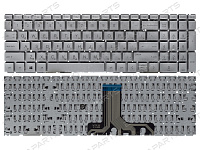 Клавиатура для HP Pavilion X360 15-er серебряная без подсветки