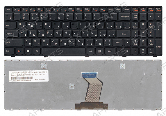 Клавиатура для ноутбука Lenovo G500 (RU) черная : Клавиатуры для ноутбуков LENOVO IBM : ExtraParts.Ru - комплектующие, запчасти для ноутбуков и мобильных устройств.