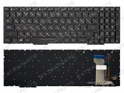 Клавиатура Asus ROG Strix GL753VD черная с RGB-подсветкой