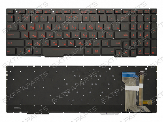 Клавиатура Asus ROG Strix GL553VE черная с подсветкой