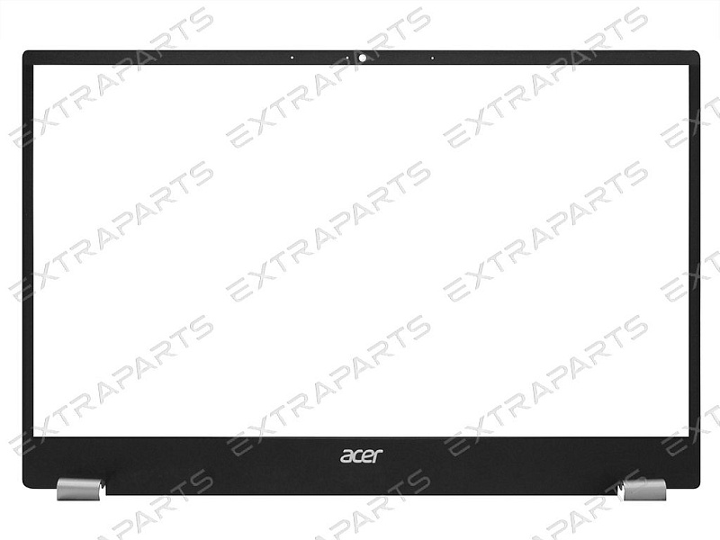 Рамка матрицы для ноутбука Acer Swift 3 SF314-43 черная с серебряными заглушками