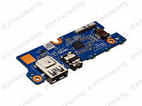 Плата с разъемами 1*USB+аудио+кнопки включения и громкости для Acer Spin 1 SP111-32N 