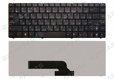 Клавиатура ASUS K40 (RU) черная