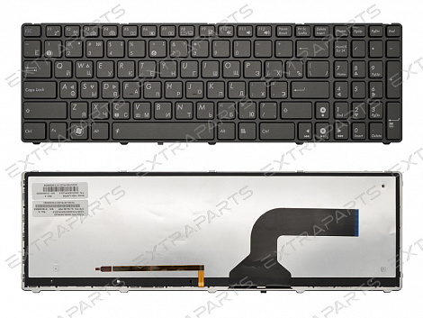 Клавиатура ASUS G51 черная с подсветкой