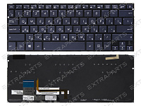 Клавиатура Asus Zenbook UX303UB синяя с подсветкой