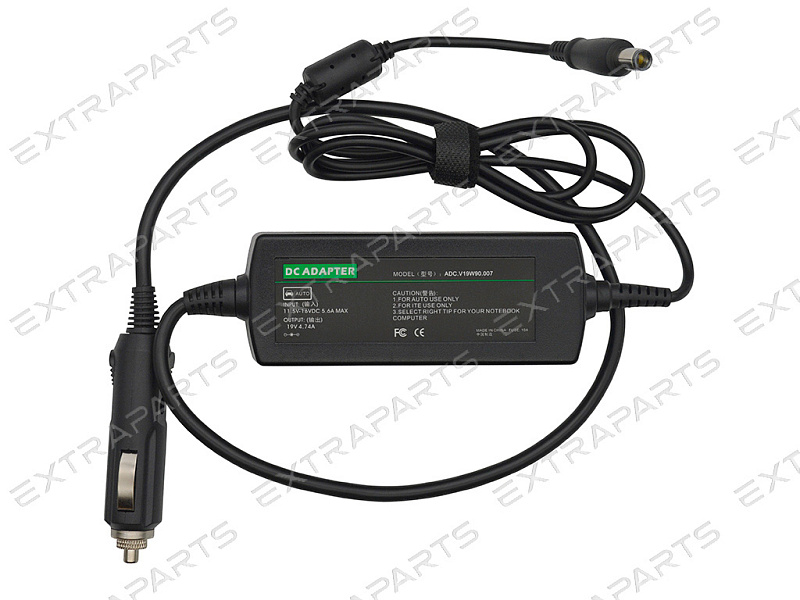 Автомобильная зарядка для ноутбука HP 19V 4.74A [90W] 7.4*5.0mm pin V.2