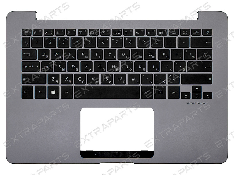 Топ-панель 90NB0EC1-R31RU0 для Asus серая с подсветкой
