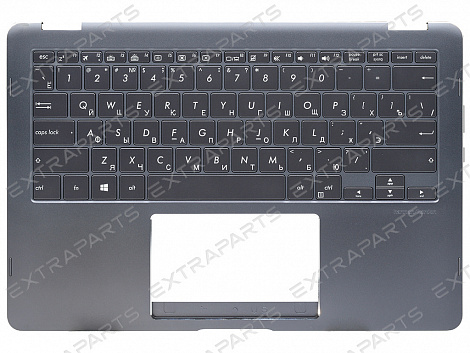 Топ-панель Asus ZenBook Flip S UX370UA темно-серая
