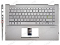 Топ-панель для ноутбука Asus VivoBook Flip 14 TP470EA серебро без подсветки (для моделей с SD-портом)