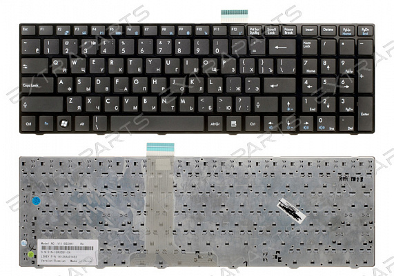 Клавиатура MSI A6205 (RU) черная