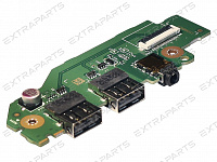 Плата с разъемами 2*USB+аудио для ноутбука Acer Nitro 5 AN515-53