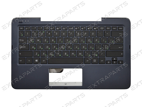 Клавиатура Asus Transformer Book T300CHI темно-синяя топ-панель