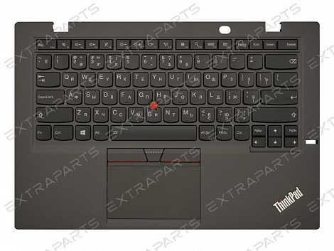 Клавиатура LENOVO ThinkPad X1 Carbon (3rd Gen) (RU) черная топ-панель