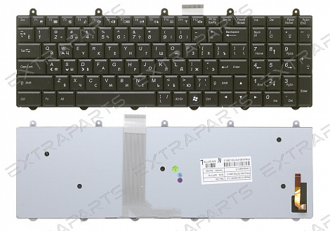 Клавиатура Clevo P150EM (RU) с подсветкой