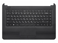 Клавиатура HP 14-ac (RU) черная топ-панель