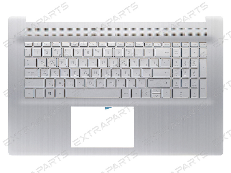 Топ-панель для HP 470 G9 серебряная (для моделей без сканера отпечатка)