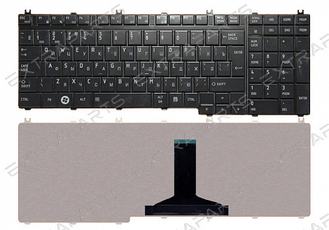Клавиатура TOSHIBA Qosmio X300 (RU) черная гл.