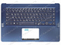 Топ-панель Asus ZenBook Pro UX550VD синяя с подсветкой