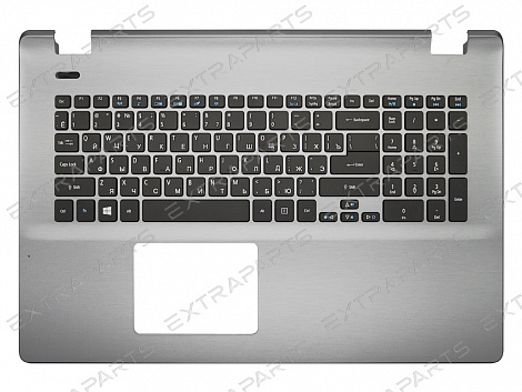 Клавиатура Acer Aspire E5-771G серая топ-панель