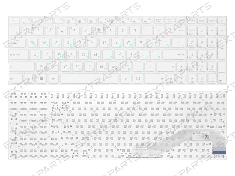 Клавиатура Asus X540 белая