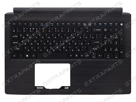 Клавиатура Acer Aspire A315-53G черная топ-панель