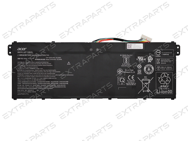 Аккумулятор для Acer Spin 3 SP314-21N 15.4V 