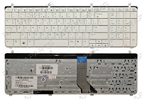 Клавиатура HP Pavilion DV7-2000 (RU) белая