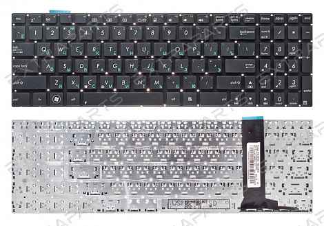 Клавиатура ASUS N56 (RU) черная
