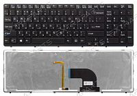 Клавиатура SONY SVE15 (RU) черная с подсветкой