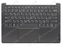 Топ-панель для Lenovo IdeaPad S540-13IML серая с подсветкой