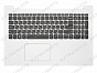 Клавиатура Lenovo IdeaPad 320-15IAP белая топ-панель