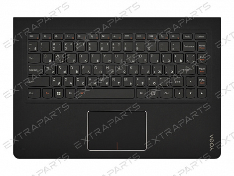 Клавиатура LENOVO Yoga 900-13ISK черная топ-панель с подсветкой