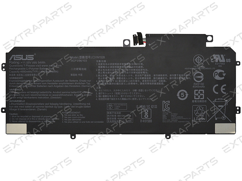 Аккумулятор C31N1528 для Asus 