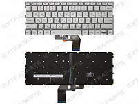 Клавиатура для ноутбука Xiaomi Mi Notebook Air 13.3" серебро с подсветкой