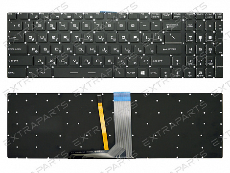 Клавиатура MSI GT72 черная c RGB-подсветкой