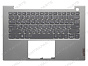 Топ-панель для Lenovo ThinkBook 14 G2 ITL серая с подсветкой