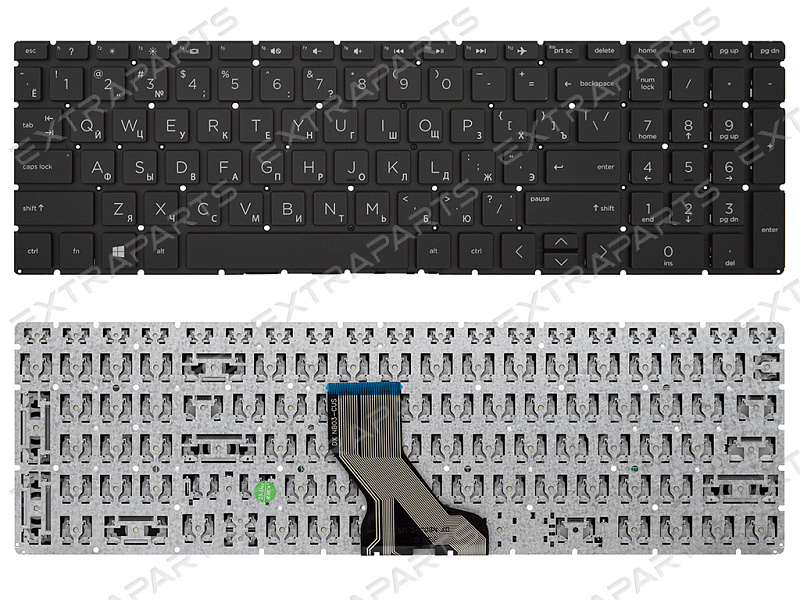 Клавиатура HP 17-by черная V.1
