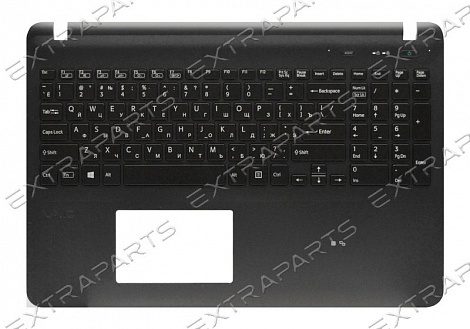  Клавиатура SONY VAIO FIT 15E (RU) черная топ-панель с подсветкой