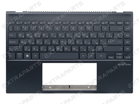 Топ-панель для Asus ZenBook 13 UX325JA серая с подсветкой