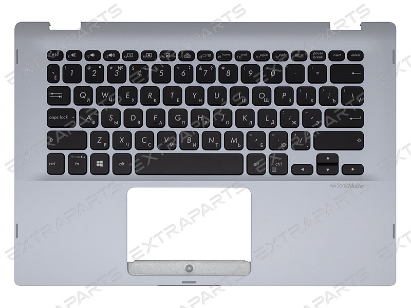 Топ-панель 90NB0N32-R31RU0 для Asus серебряная с подсветкой