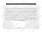 Клавиатура ACER Aspire S5-371 (RU) белая топ-панель с подсветкой