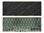 Клавиатура Apple MacBook Pro 13" A1708 черная с подсветкой V.1